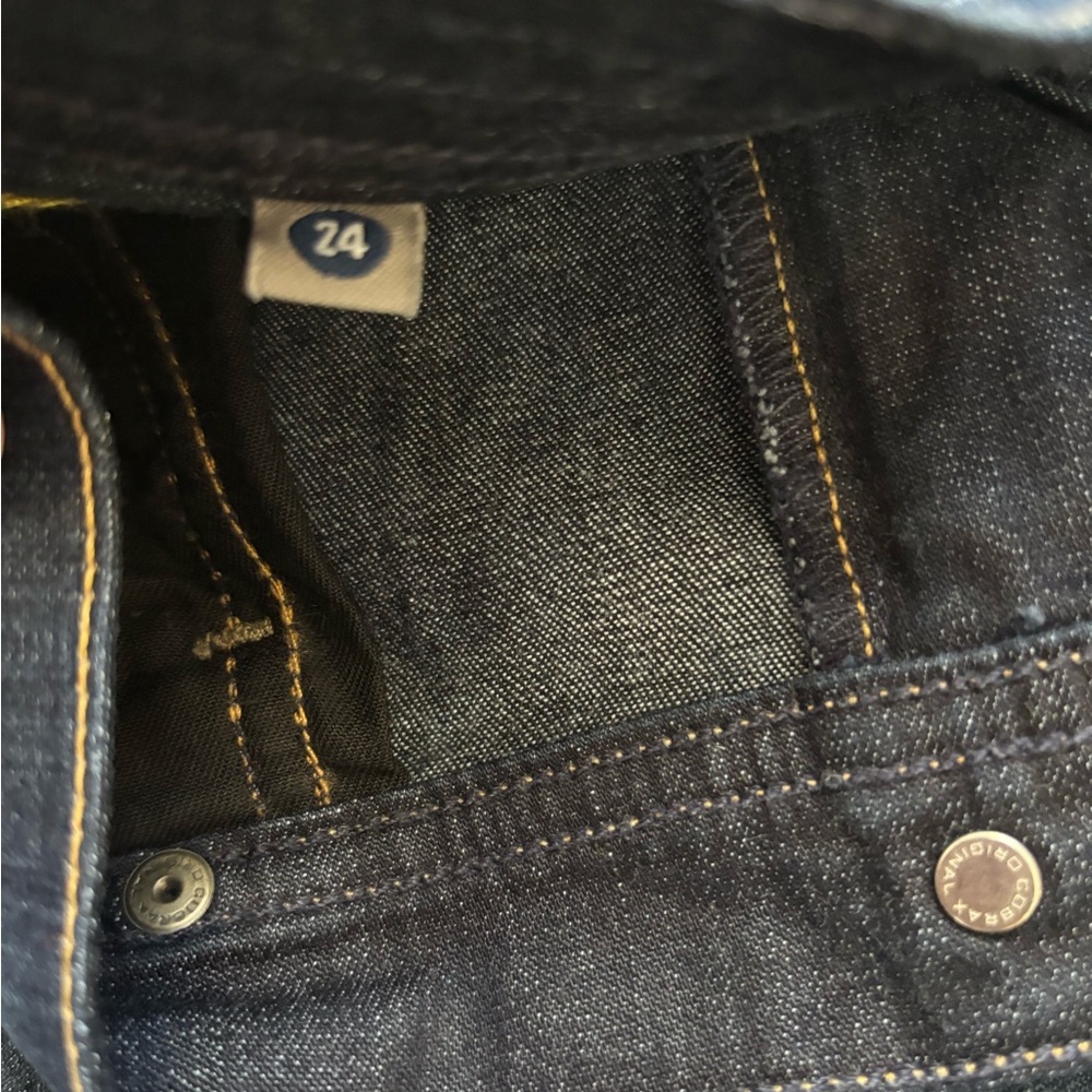 Citizens of Humanity Dani Straight Leg Jeans Women’s Size 24 Dark Wash Mid Rise - Picture 11 of 16